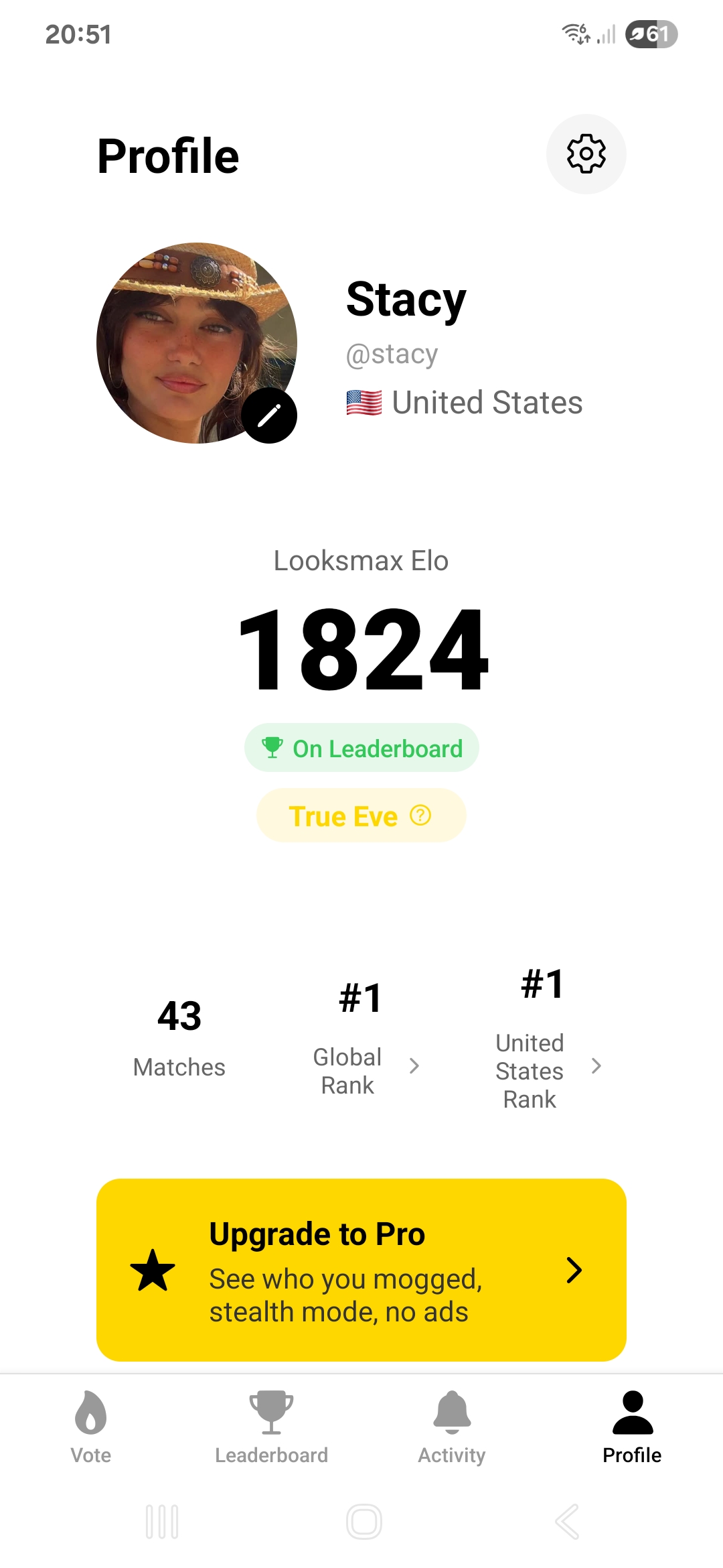 Find Your Looksmax ELO